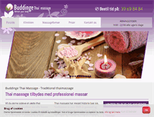 Tablet Screenshot of buddinge-massage.dk